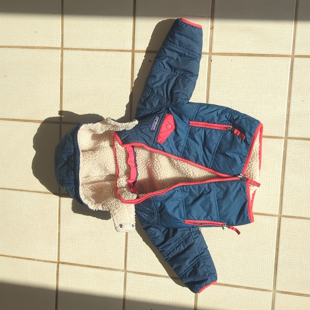 Patagonia Reversible Jacket / Fleece For Baby Size 12 To 18 Months